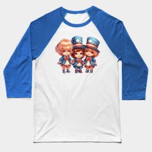 4th of July Babies #1 Baseball T-Shirt